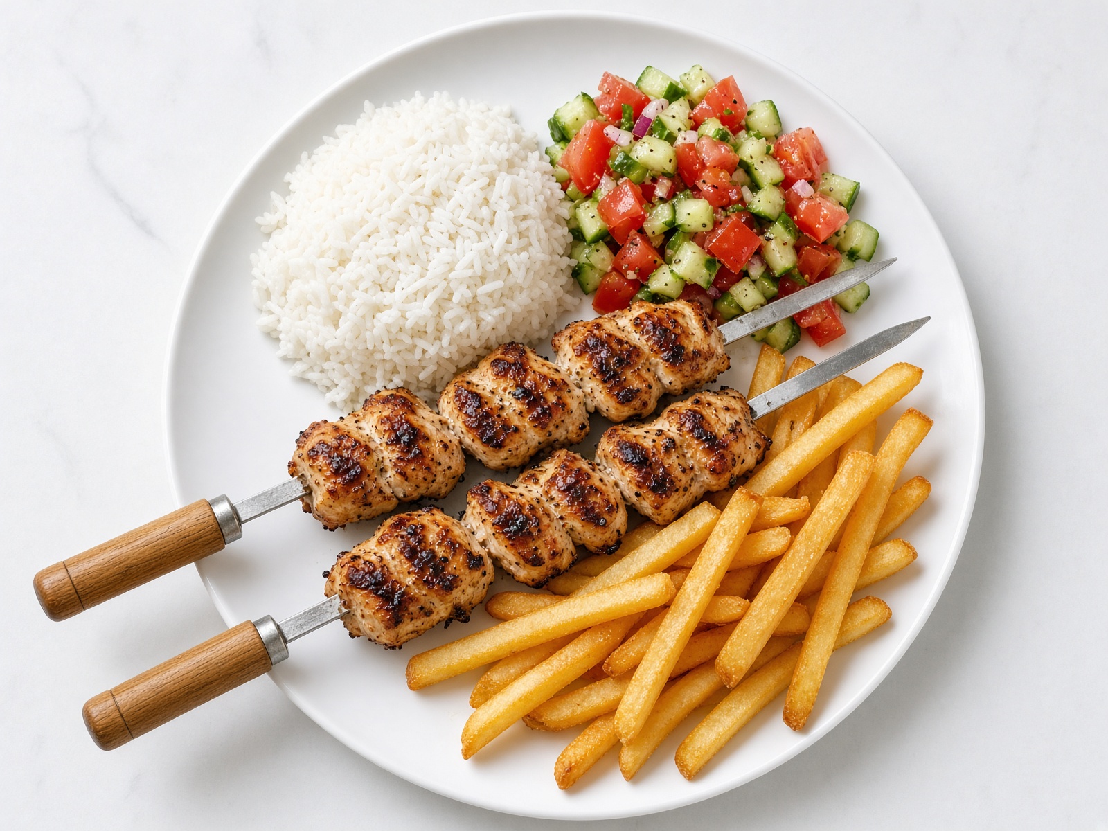 Grilled Baby Chicken Platter