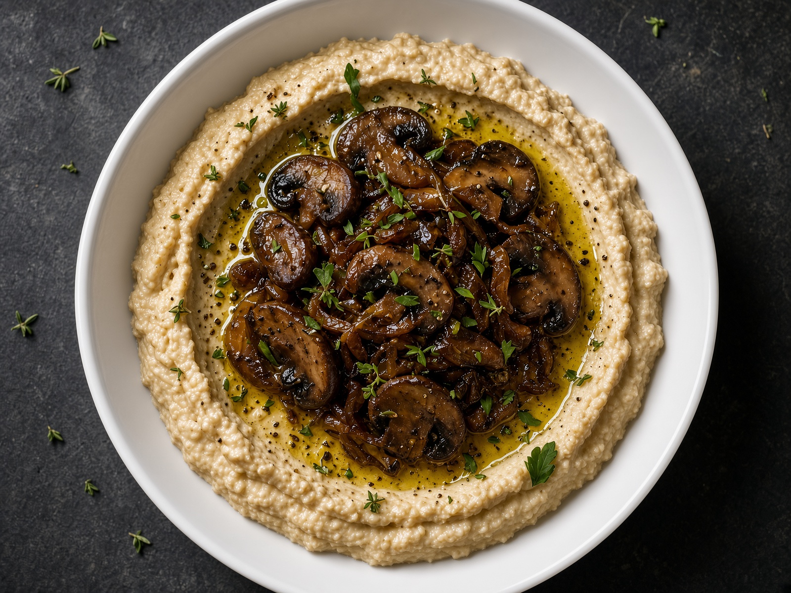Mushroom Hummus