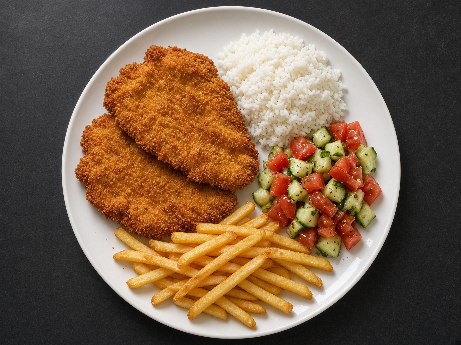 Chicken Schnitzel Platter